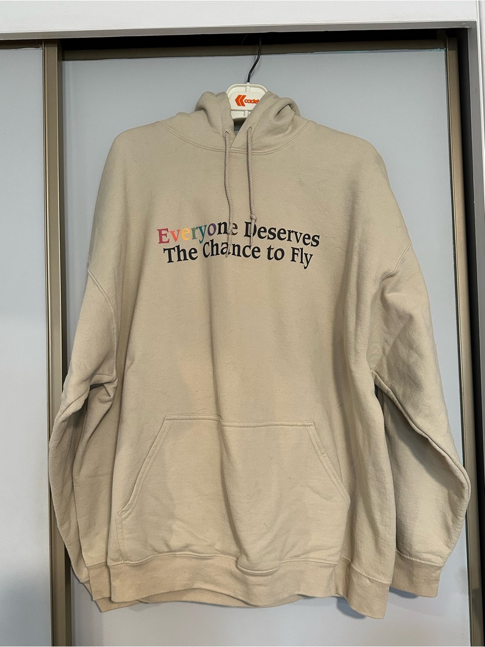 WICKED x Pride Everyone Deserves The Chance to Fly Beige Hoodie